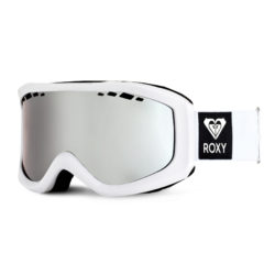 Women's Roxy Goggles - Roxy Sunset Snow Goggles. White - Silver Mirror